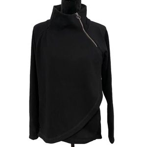 ATHLETA Cozy Karma Asymmetrical Pullover Sweatshirt